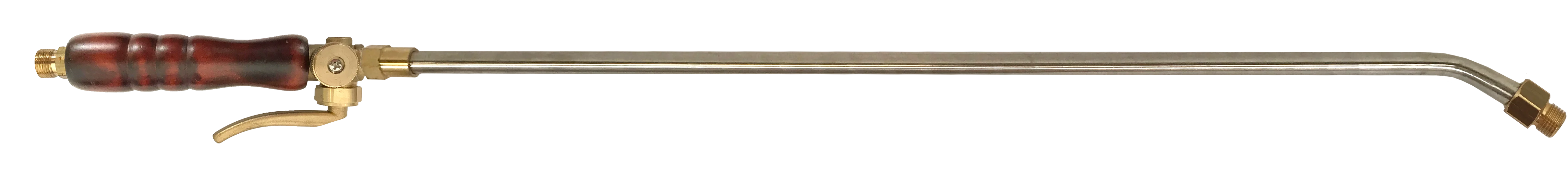 Dakbrandergreep(hout) met verlengpijp 600mm