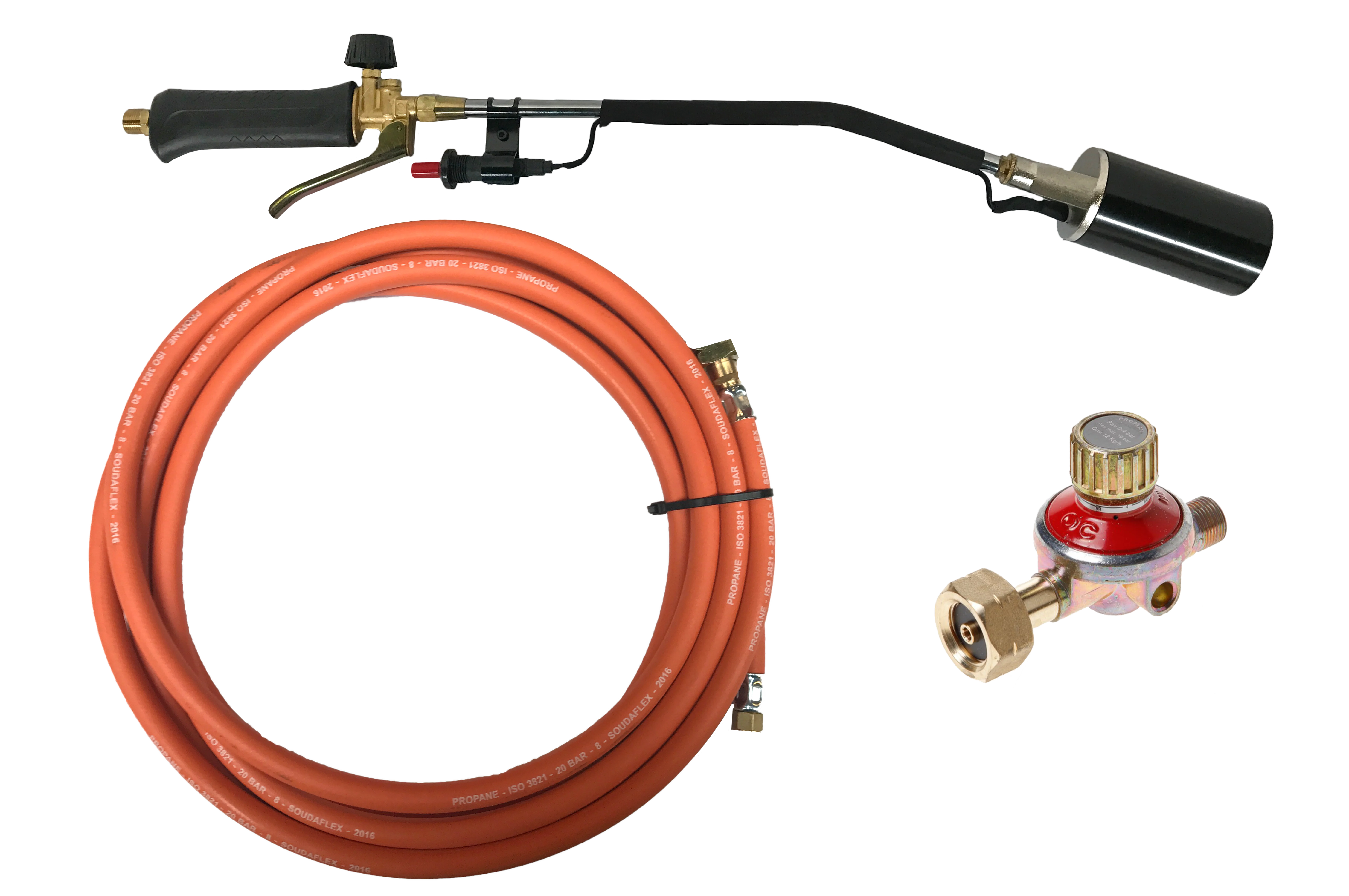 Branderset 70cm Piezo compleet