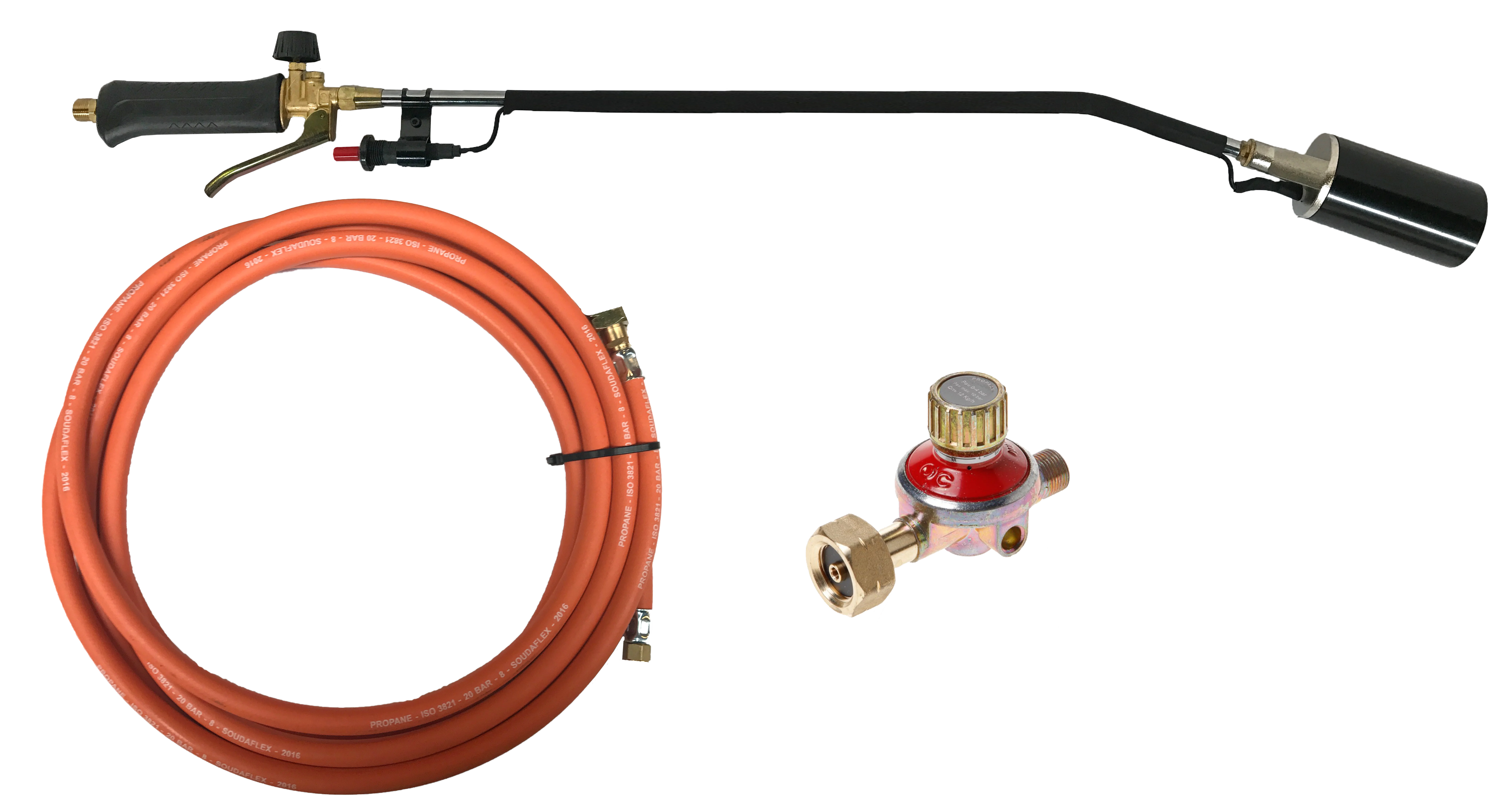 Branderset 100cm Piezo compleet